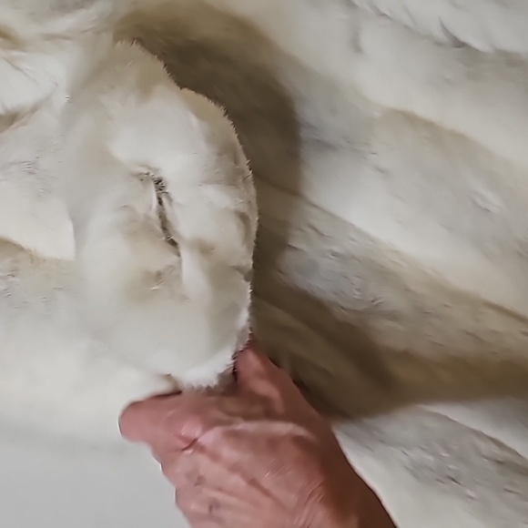 EUC FAUX FOX FUR 3/4 Lenght Coat By Jordache Size 11/12 - Picture 3 of 10